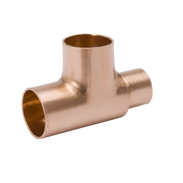 Streamline® W 04087 Reducing Tee, 1-1/2 x 1-1/2 x 3/4 in, C x C x C, Copper, Domestic