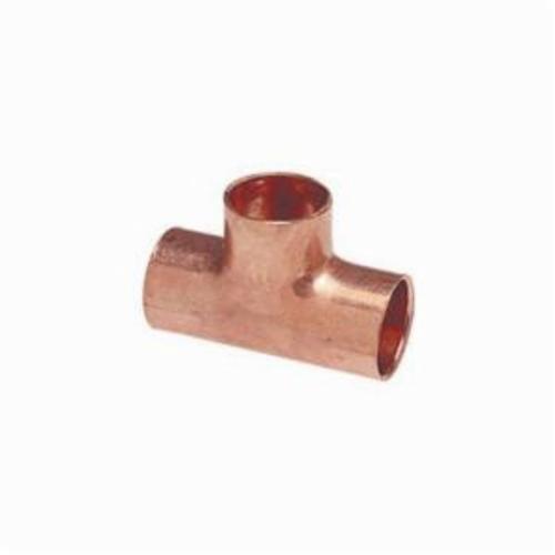 NIBCO® 9098550 611R Tee, 3/4 x 3/4 x 1/2 in Nominal, C End Style, Copper, Domestic