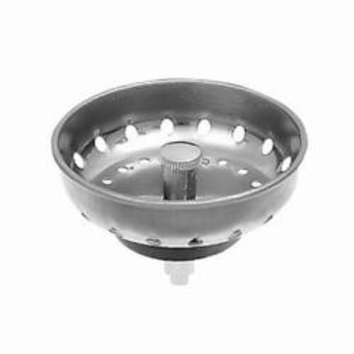 Dearborn® 16 Standard Sink Basket Strainer, 3-3/4 in OAL, Brass, Polished Chrome