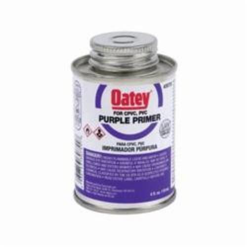 Oatey® 30755 Primer, For Use With PVC and CPVC Pipe and Fittings, Purple, 4 oz Container