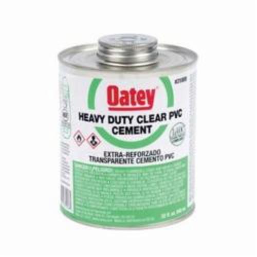 Oatey® 31008 Heavy Duty PVC Cement, 32 oz Container, Clear