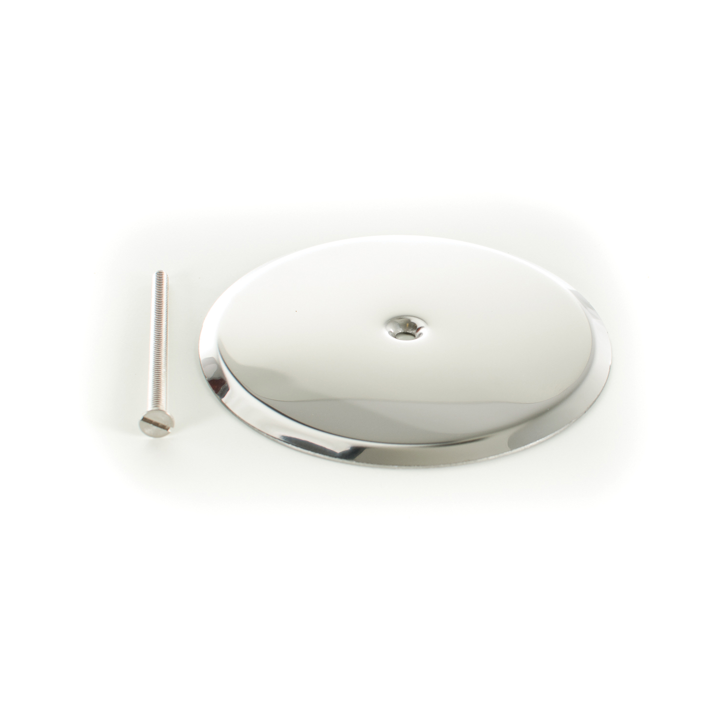 PASCO 1843 Cleanout Cover Plate With 1/4-20 x 4 in Bolt, 6 in Cover, 22 ga Stainless Steel