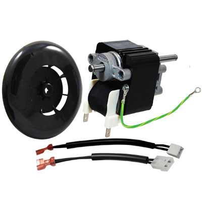 Packard 65570 Shaded Pole Combustion Motor Kit, Open Enclosure, 25 mhp, 230 VAC, 60 Hz, 1 ph Phase, NEMA C Frame, 3000 rpm Speed