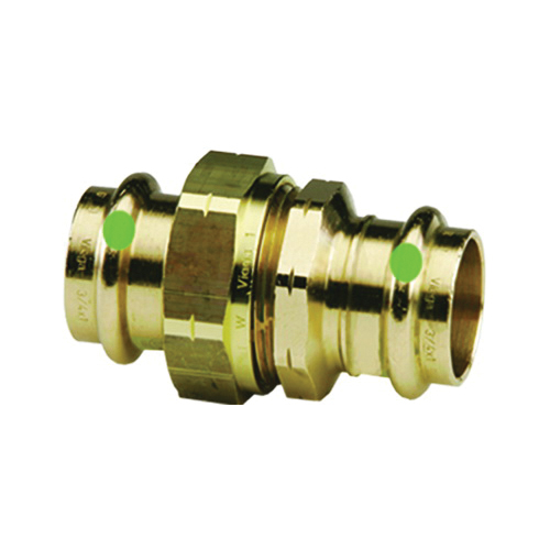 ProPress® 79130 Pipe Union, 3/4 in Nominal, Press End Style, Bronze, Import