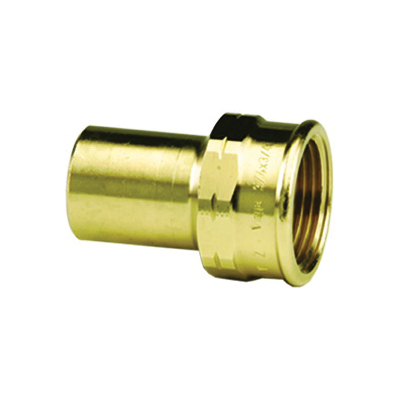 ProPress® 79445 Pipe Adapter, 3/4 in Nominal, Fitting x FNPT End Style, Bronze, Import