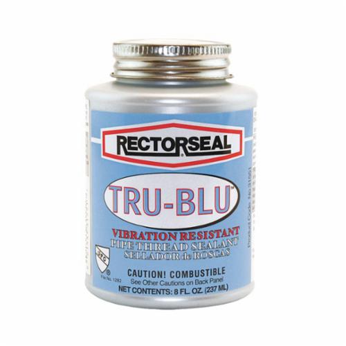 RectorSeal® 31551 Tru-Blu™ Vibration Resistant Pipe Thread Sealant, 8 oz Can, Blue