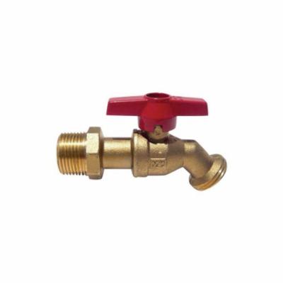RWV® RW-315AB 3/4 Hose Bibb, 3/4 in Nominal, MNPT x Hose End Style, Brass Body, Handle Actuator