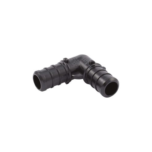 Sharkbite® UP248 90 deg Elbow, 1/2 in Nominal, PEX Barb End Style, Poly-Alloy, Import