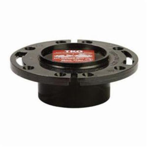 Tomahawk TKO™ 883-AT 886 Closet Flange, 4 in ID x 6.94 in OD, ABS, Domestic