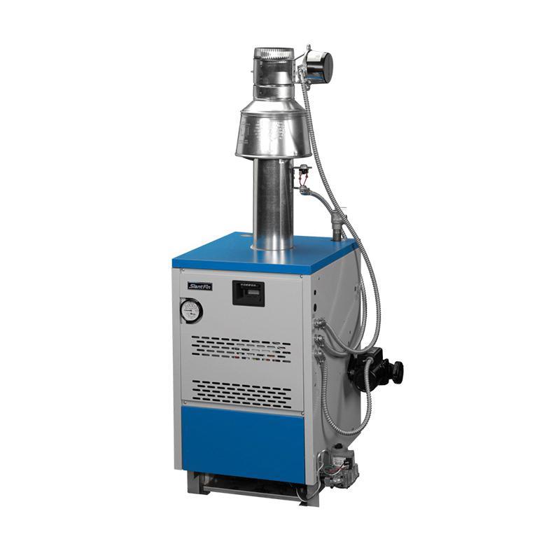 Slant/Fin® Sentinel™ 24611211NV SE-175 Hot Water Gas Fired Boiler, Natural Gas Fuel, 126000 Btu/hr Net IBR, 175000 Btu/hr Input, Damper Vent, Cast Iron, Intermittent Ignition