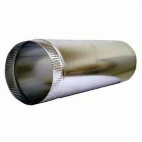 Snappy™ 1-08056BL Round Pipe, 8 in Dia x 5 ft L, Stainless Steel, Galvanized, 26 ga