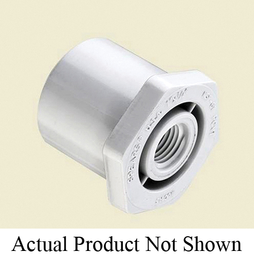 Streamline® 438-131, 1 x 3/4 in nominal, Spigot x FNPT end style, SCH 40/STD, PVC, Domestic