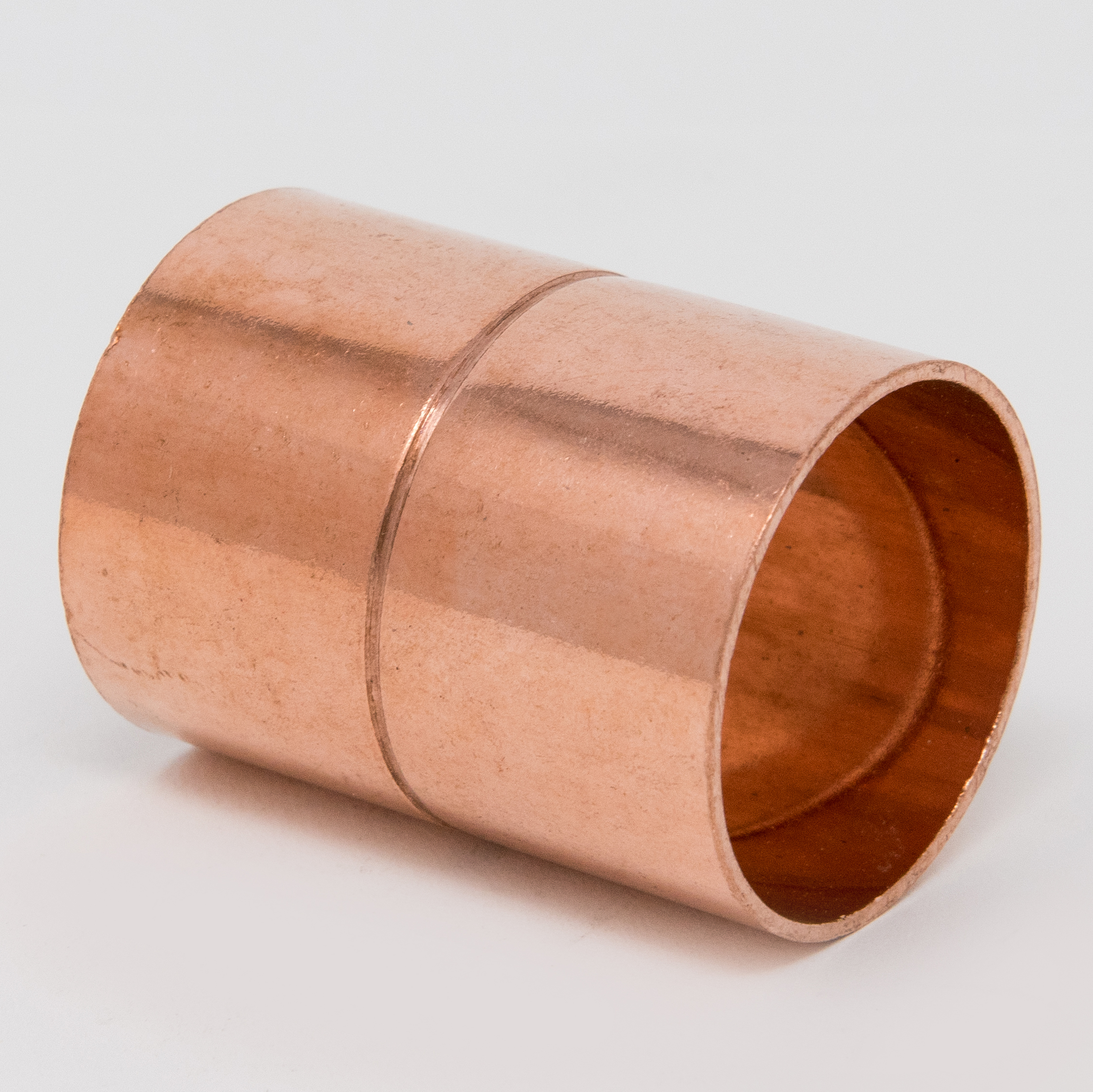 Streamline® W 01063 Rolled Stop Coupling, 1-1/2 in Nominal, C End Style, Wrot Copper, Domestic