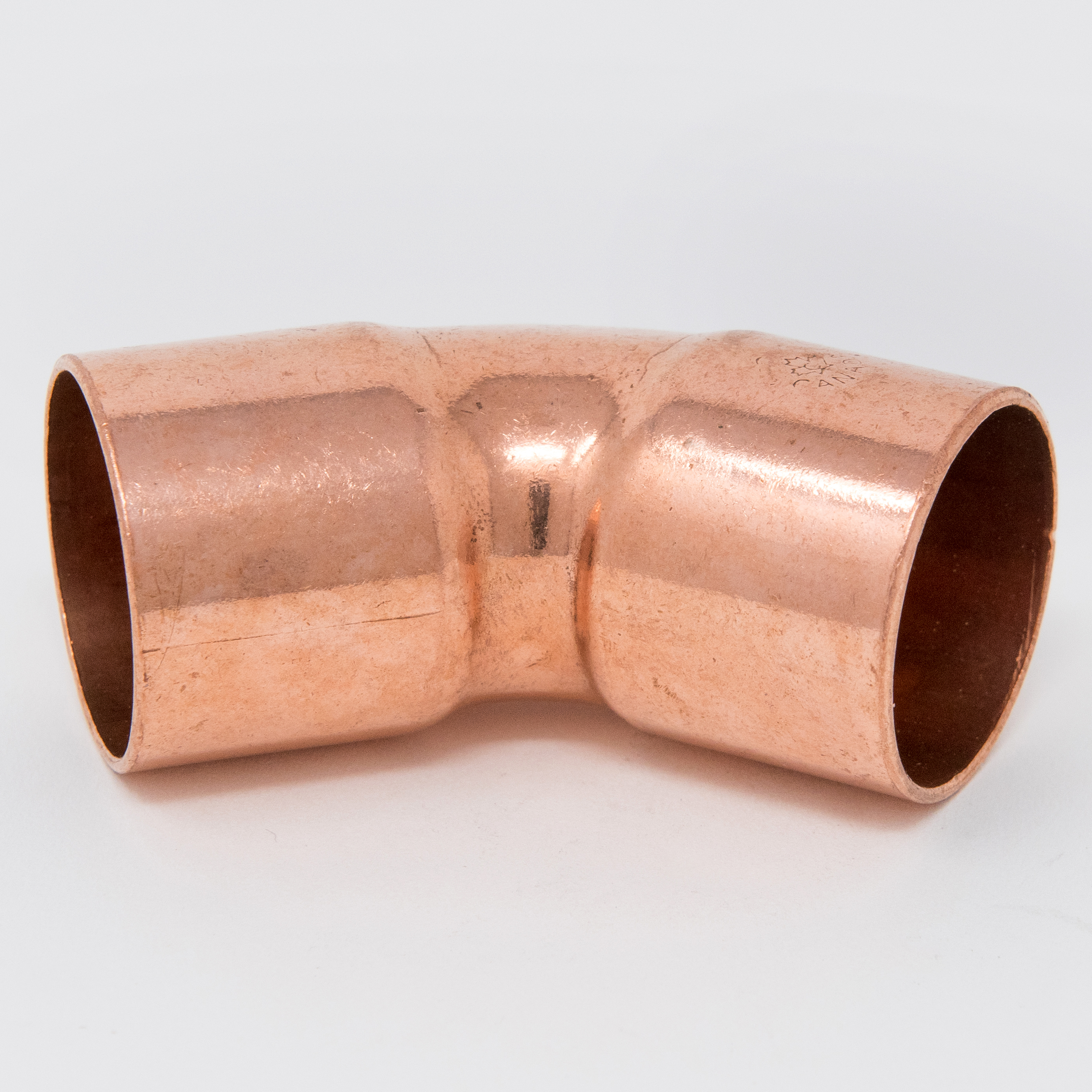 Streamline® W 03055 45 deg Elbow, 1-1/2 in, C, Wrot Copper, Domestic