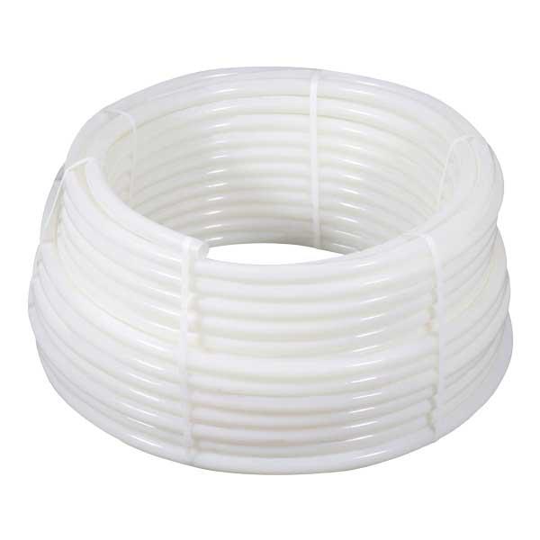 Uponor Wirsbo® hePEX™ A1220500 Tubing, 1/2 in Nominal, 0.475 in ID x 5/8 in OD x 1000 ft Coil L, White, Polyethylene