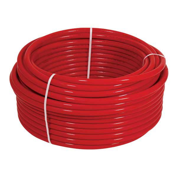Uponor AquaPEX® F2040500 Tubing, 1/2 in Nominal, 0.475 in ID x 5/8 in OD x 100 ft Coil L, Red, PEX