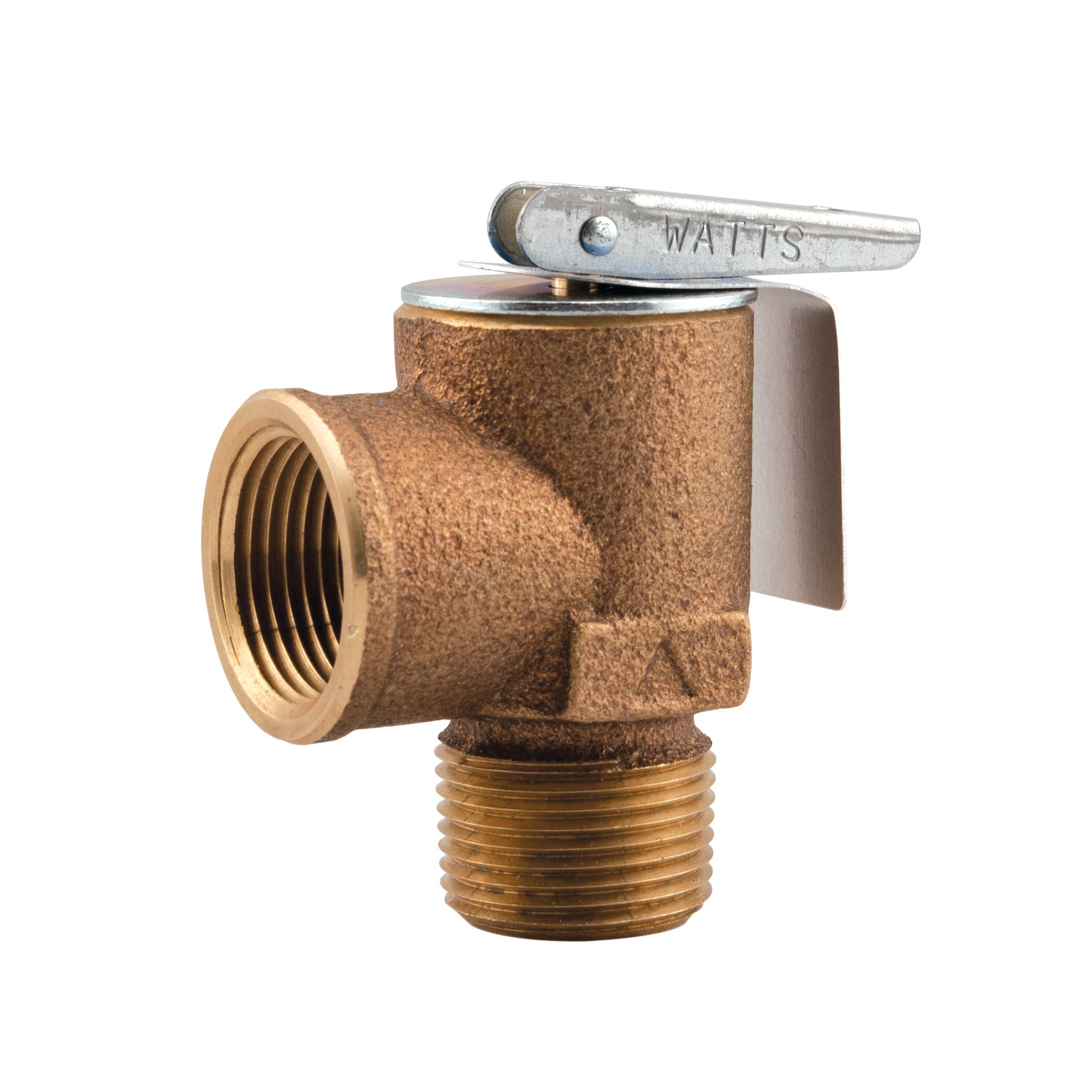 WATTS® 0342692 335 Pressure Safety Relief Valve, 3/4 in Nominal, MNPT End Style, 30 psi Pressure, Bronze Body, Domestic