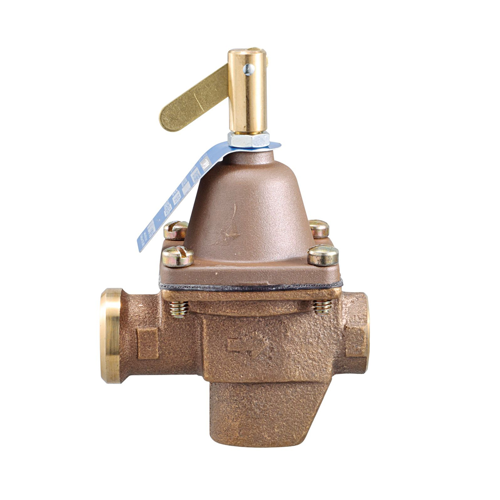 WATTS® 0386423 1156 Water Pressure Regulator, 1/2 in Nominal, Union Solder Inlet End Style, 100 psi Pressure, Bronze Body, Domestic