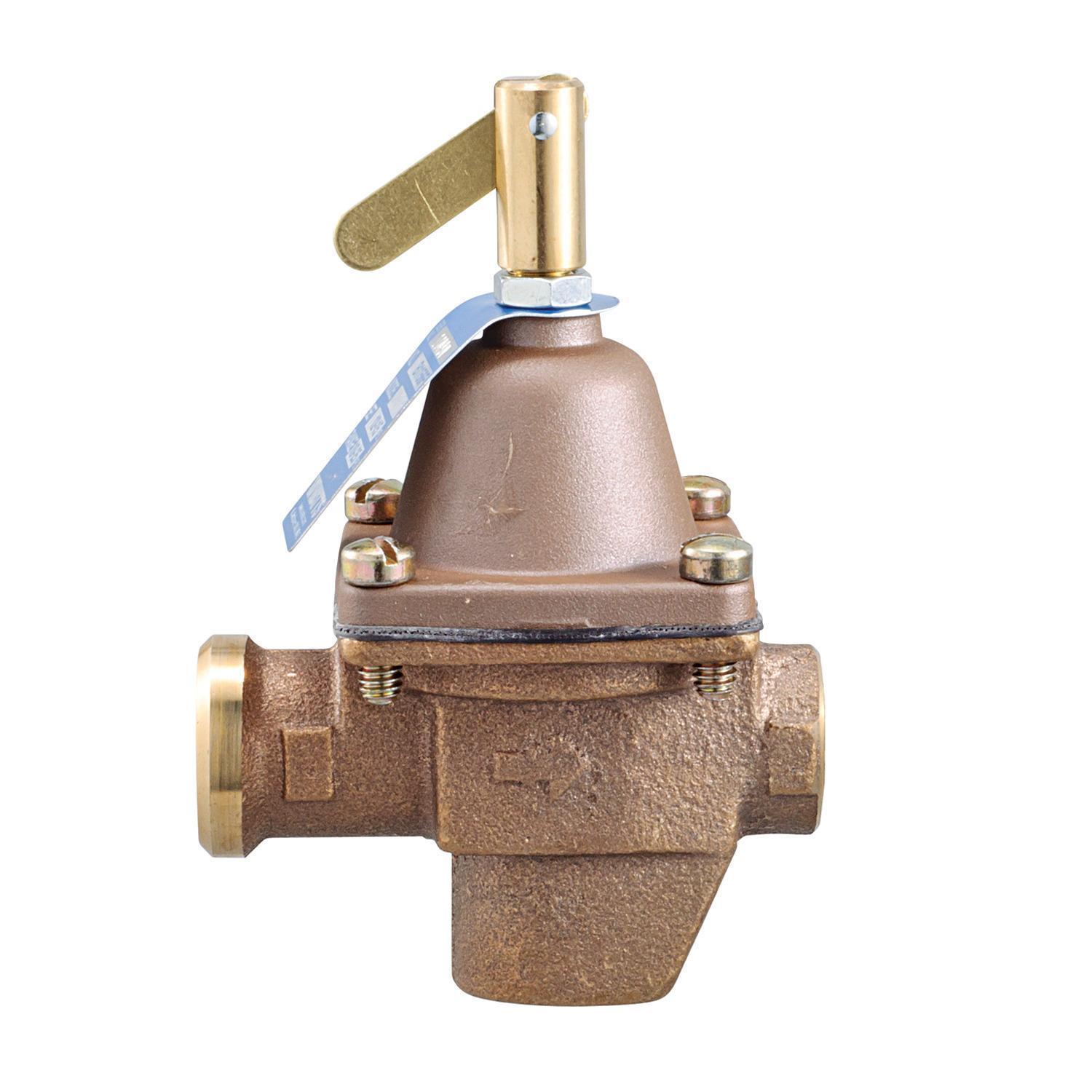 WATTS® 0386423 1156 Water Pressure Regulator, 1/2 in Nominal, Union Solder Inlet End Style, 100 psi Pressure, Bronze Body, Domestic