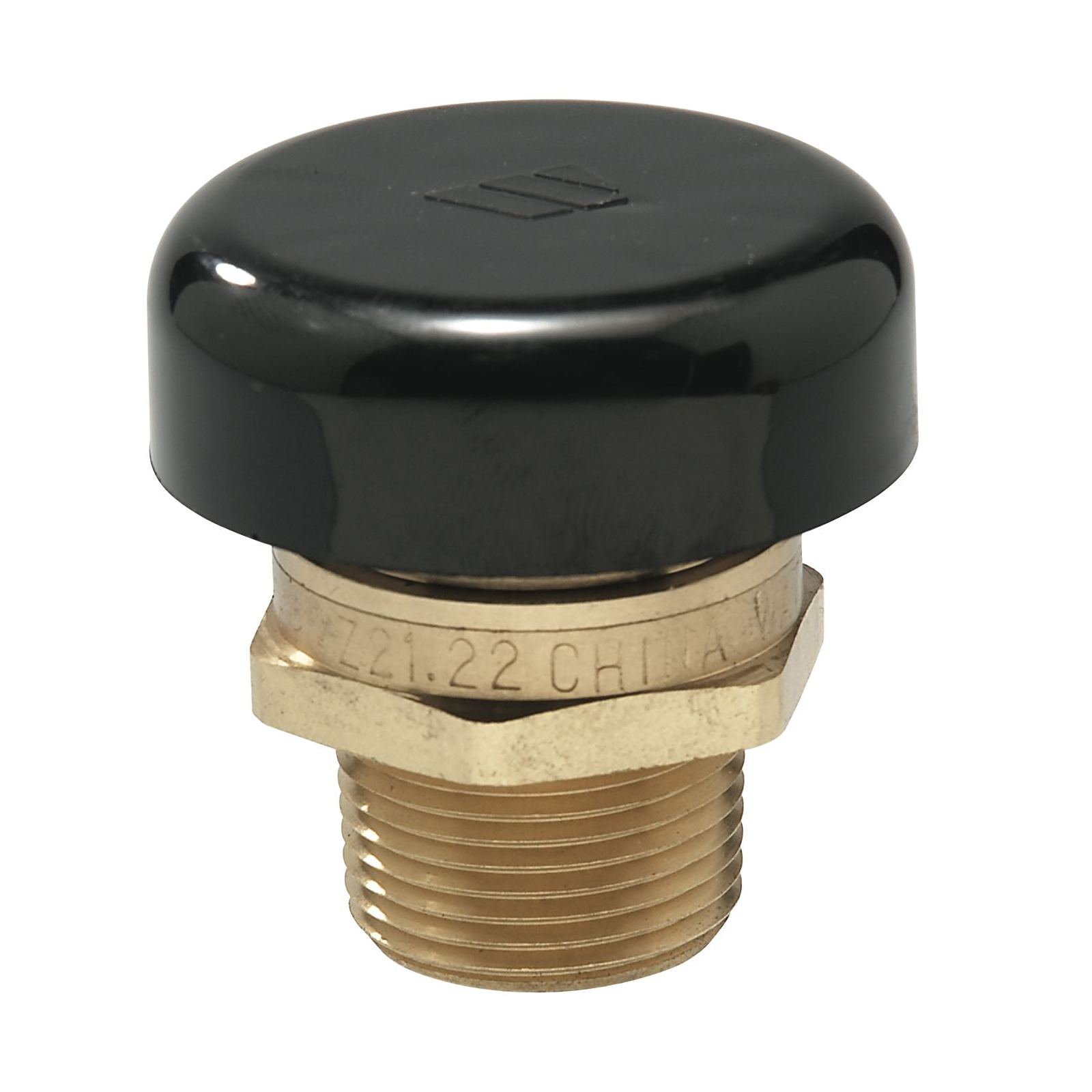 WATTS® 0556031 LFN36M1 Low Profile Vacuum Relief Valve, 3/4 in Nominal, MNPT End Style, 15 psi Pressure, 15 cfm Flow Rate, Brass Body, Import