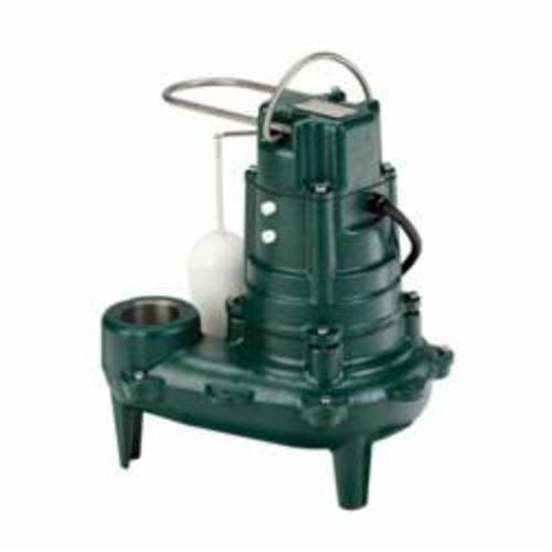 Zoeller® 267-0054 Waste-Mate 260 Automatic Submersible Pump, 1/2 hp, 230 VAC, 2 or 3 in NPT Outlet, Cast Iron, 5.5 A, 1 ph