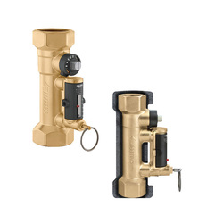 Caleffi QuickSetter™ 132552A Balancing Valve With Flow Meter, 3/4 in Nominal, FNPT End Style, 150 psi Pressure, 2 to 7 gpm Flow Rate, Brass Body, Import