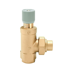 Caleffi 519609A Bypass Differential Pressure Valve, 1 in Nominal, FNPT x C End Style, 150 psi Pressure, 40 gpm Flow Rate, Brass Body