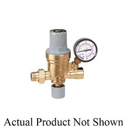 Caleffi AutoFill™ 553649A Pre-Adjustable Automatic Filling Valve, 1/2 in, C x FNPT, 230 psi, Brass Body