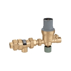 Caleffi AutoFill™ 573009A Pre-Adjustable Automatic Filling Valve, 1/2 in, C x FNPT, 175 psi, Brass Body