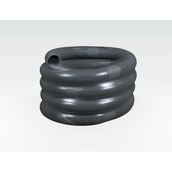 Centrotherm Eco Systems InnoFlue® IFVL03040 Flexible Vent Length, Polypropylene, 3 in ID x 3.3 in OD Dia x 40 ft L, Gray, Domestic