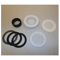 ELM® 42.317A Straight Drain Assembly With Fiber Friction Washer, Sealing Washer and Drain Seal, Domestic