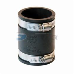 Fernco® 1056-22 Flexible Pipe Coupling, 2 in Nominal, Cast Iron/Copper/Lead/Plastic/Steel End Style, PVC, Domestic
