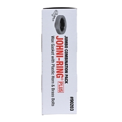 Hercules® 90203 Wax Gasket With Plastic Horn, Johni-Ring® Plus, For Use With 3 or 4 in Waste Lines, 3 or 4 in, Gold