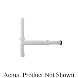 Keeney 335B Telescopic End Outlet Disposer Drain Kit With Baffle Tee, 1-1/2 in Nominal, Polypropylene, Black