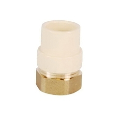 LEGEND 302-414NL Transition Fitting, 3/4 in Nominal, CPVC x FNPT End Style, CPVC, EPDM Rubber O-Ring Seal, Import