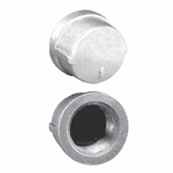 Matco-Norca™ ZMBCA03 PL-0317-F Pipe Cap, 1/2 in, 150 lb, Malleable Iron, Black, Import