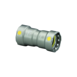 MegaPress®G 22009 Pipe Coupling With Stop, 3/4 in Nominal, Press End Style, Carbon Steel, Import