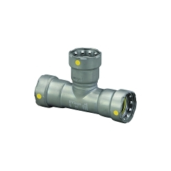 MegaPress®G 25306 Pipe Tee, 3/4 in, Press, Carbon Steel, Import