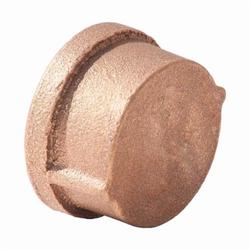 Merit Brass XNL116-32 Pipe Cap, 2 in Nominal, FNPT End Style, 125 lb, Brass, Rough, Import
