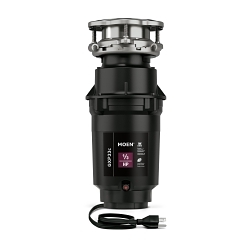 Moen® GXP33C GX PRO Garbage Disposal, 1-1/2 in Drain, 1/3 hp, 115 VAC, 1900 rpm Grinding, Import