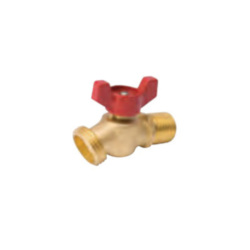 B&K® ProLine™ Quartermaster® 102-353HN Quarter Turn No-Kink Hose Bibb, 1/2 in, MNPT, Brass Body, Import