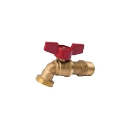ProLine™ 103-024 Quarter Turn Hose Bibb, 3/4 in, FNPT, Forged Brass Body