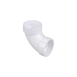 Streamline® 05879 90 deg DWV Bend, 4 in Nominal, Hub End Style, SCH 40/STD, PVC, Domestic