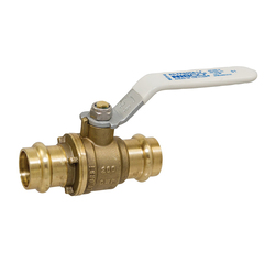 NIBCO® NF998X8 PC-FP-600A-LF Ball Valve, 3/4 in Nominal, Female Press End Style, Brass Body, Full Port, EPDM/PTFE Softgoods, Import