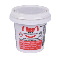 Oatey® 30013 Pipe Flux, 4 oz Capacity, Pail Container, 29 g/L VOC, 20000 to 40000 cPs Viscosity, 3 to 4 pH