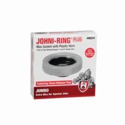 Hercules® 90241 Johni-Ring® Plus Wax Gasket With Plastic Horn, For Use With 3 and 4 in Waste Lines, 3 or 4 in, Tan