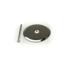 PASCO 1841 Cleanout Cover Plate With 1/4-20 x 4 in Bolt, 4 in Cover, 22 ga Stainless Steel, Domestic