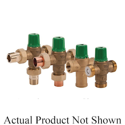 Taco® 5003-C3 5000 3-Way Mixing Valve, 3/4 in Nominal, C Union End Style, 230 psi Pressure, 20 gpm Flow Rate, Forged Brass Body, Import