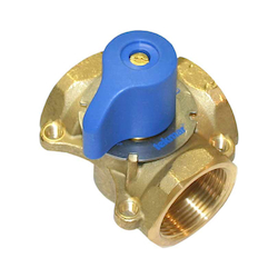 Tekmar® 712 3-Way Mixing Valve, 1-1/4 in Nominal, FNPT End Style, 146 psi Pressure, 21 Cv Flow Rate, Brass Body, Import
