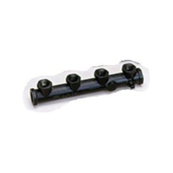 Gastite® FlashShield™ 4-PORTMAN-10 Multi-Port Manifold, 1/2 in FNPT Inlets x (4) 3/4 in FNPT Outlets, Malleable Iron